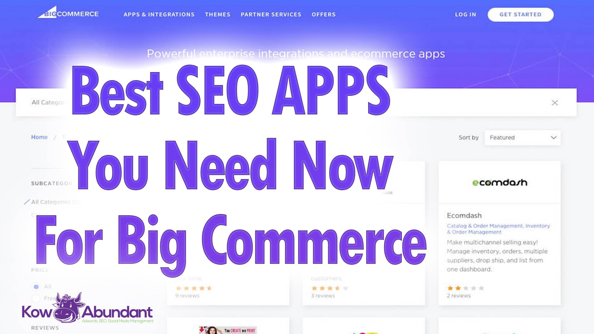 Best SEO apps You need now for Big Commerce
