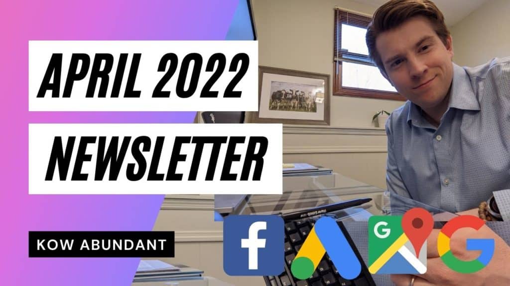 April Newsletter for small buisnesses about SEO and digital marketing news in Columbus, Ohio