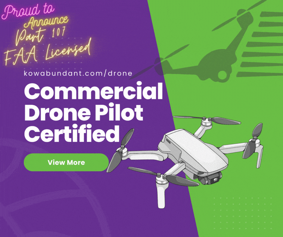 We are FAA licensed drone pilots
