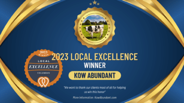 Kow Abundant wins 2023 Local Excellence award from UpCity